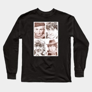 Hartnell/Troughton/Pertwee/Baker Long Sleeve T-Shirt